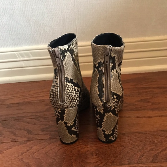 Chelsea & Violet Snake-Print Boots - Picture 3 of 7